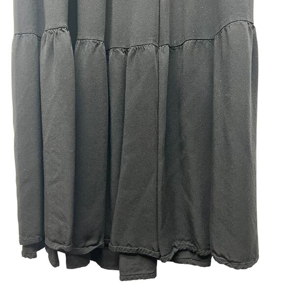 Merokeety Womens Maxi Dress Small Smocked Tiered Dark Cottage Dark Fairy Whimsy - Picture 11 of 15